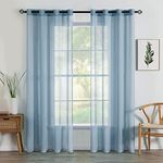 MIULEE 2 Panels Sheer Window Curtai