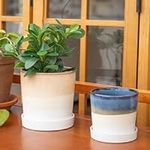 Chonsun Ceramic Planter Set of 2Pcs