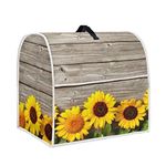 HUISEFOR Stand Mixer Cover Compatible with Kitchen Aid Mixer, Cute Sunflower Kitchen Appliance Dustproof Covers with Accessories Pockets, Fits All Tilt Head & Bowl Lift Models Mixers