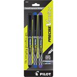 Pilot Varsity Disposable Fountain Pens, 3-Pack, Black/Blue/Purple Inks (90022)