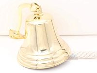 The Metal Magician 7" Solid Brass Ship/Last Orders/Pub/Door/School/Dinner/Reception Wall Mountable Bell