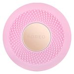 Foreo Ufo Mini Full Facial Led Mask Treatment, Red Light Therapy, Face Masks Beauty Treatment, Korean Skincare, Thermotherapy & Face Massager, Moisturiser, Increased Skin Care Absorption, Pearl Pink