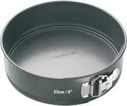 MasterClass Non-Stick Loose Base Springform Cake Pan, 23cm, Grey