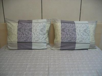 DaDa Bedding Luxury Elegant Jacquard Grey Floral Paisley Linen Soft Simple Cotton Fitted Sheet Set with Pillow Case Cover - Twin - 2-Pieces