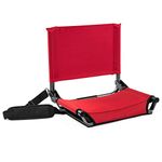 Cascade Mountain Tech Portable Folding Steel Stadium Seats for Bleachers