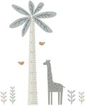 Lambs & Ivy Jungle Adventure Tree with Giraffe Wall Decal Kids Growth Chart