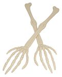 Jagmag® Skeleton Hand Halloween Decor, Skeleton Hands Salad Tongs, Halloween Decoration, Halloween Party Supply