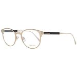 Eyeglasses Tom Ford FT 5482 028 Shiny Rose Gold, Dark Havana Temple Detail