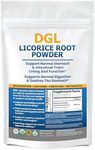 DGL Licorice Supplement: Stomach Relief, Leaky Gut Repair, DGL Powder for Digestive Restoration, Acid Relief - DGL Licorice Root Extract Powder, 140 serv.