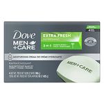 Dove Men + Care Body & Face Bar, Extra Fresh 4 ea (Pack of 2)