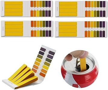 pH Test Strips Upgraded, pH 1-14 Litmus Paper pH Test Strips, Universal Indicator Litmus Test Paper Acid Alkali Test Paper, pH Test Strips for Water, Soil, Cosmetic 5 Packs 400 Strips