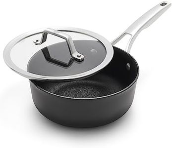 Calphalon Premier 2.5-Quart Saucepan Pot with Tempered Lid, Hard-Anodized Nonstick Cookware with MineralShield Technology, Oven & Dishwasher Proof