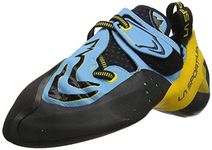 La Sportiva Unisex Kids 20r600100 Climbing Shoes, Multicolour (Blue/Yellow 000), 3 UK