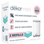 Dekor Mini Nappy Pail Refill 2 Pack