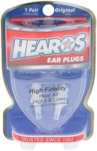 HEAROS High Fidelity Musician Ear Plugs Ultimate In Comfortable And Hearing Protection Professional Musicians Earplugs Noise Cancelling Earplugs For Concerts Motorcyclists Loud Events (1 Pair)