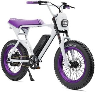 MACFOX X1S Fat Tire Ebike for Teens, 750W Peak, Class 2, UL 2849 Certified