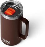 YETI Rambler 24 oz Mug, Vacuum Insulated, Stainless Steel with MagSlider Lid, Wetlands Brown