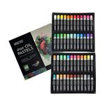 BRUSTRO Artist's Oil Pastels | Set of 48 |Smooth, Bright, Intense Colours, Highly Pigmented, Velvet finish| Ideal for Illustrations, Drawings, Sketching, Shading, Layering, Students and Professionals.