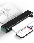 Phomemo Portable Printer Wireless for Travel, [New] M08F-Letter Bluetooth Mobile Printer Support 8.5 inch x 11 inch US Letter, No-Ink Thermal Compact Printer, Compatible with Android and iOS Phone & Laptop