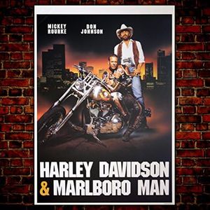 Poster Cinema Harley Davidson & Marlboro Man - Formato:70x100