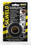 Everbuild Silweld Silicone Self-Fusing Repair Tape – Watertight – Electrical Insulator – Black – 3m