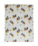 Disney Cudlie Baby Boy Mickey Mouse 1-Ply Flannel Fleece with Good Time Print