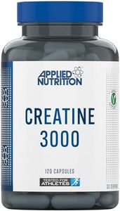 Applied Nutrition Creatine 3000 - Creatine Monohydrate Capsules 3000mg Per Serving, High Strength Supplement, Increases Physical Performance (120 Capsules - 30 Servings) (New)
