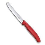 Victorinox SwissClassic 6.7831 Tomato Knife with Round Serrated Blade Red