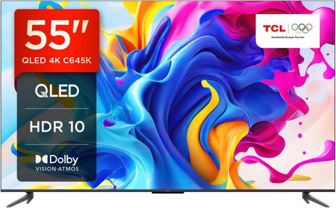 TCL 55" QLED 4K Ultra HD Android Smart TV – Dolby Atmos, Voice Control