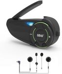 EJEAS Q8 Mesh 3.0 Group Intercom Communication System, Motorcycle Helmet Bluetooth 5.1 Headset with CVC Noise Reduction and Music Sharing for 6 People Full Duplex Talking at The Same Time(1 Pack)