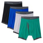 Fruit of the Loom Mens Coolzone (Regular & Big Men) Boxer Briefs, Assorted, X-Large US