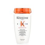 Kérastase Nutritive, Bain Satin, Gentle Hydrating Shampoo for Dry Hair, Nourishing Protein Formula with Niacinamide, Soften and Restores Thickness and Shine, 250 ml