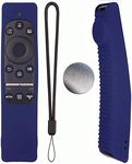 Silicone Protecitve Case Cover for Samsung Smart TV Remote Control BN59 Series, with Magnet Anti-Lost Shockproof Soft Anti Slip Samsung Remote Control Cover (Midnight Blue)