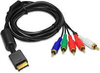 Eaxus® HD Component Cable Suitable for PS3 & PS2 Components AV TV YUV Cable 1.5 m Gold-Plated