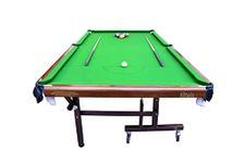 Landscape Structures Movable Billiard Pool Table Adults | Outdoor, Indoor for Fun, Sport, Club, Snooker with All Accessories Professional Quality Table | Professional Standard Size 8X4 ft 18 mm