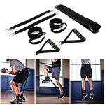 Wowelife Vertical Jump Trainer Equipment Bounce Trainer Device Leg Strength Training Chest Expander Ankle Resistance Bands for Agility Strength Speed Fitness Basketball Volleyball Football