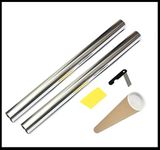 6M x 75cm Car Auto Van Chrome Silve