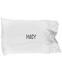 Macy Pillowcase Custom Name Personalized Gift Idea Pillow Cover Case 20x30