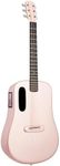 LAVA ME 4 Acoustic Electric Guitars Carbon Fiber Travel Smart Audio Guitar with 3.5 inch TouchScreen, HILAVA 2.0 System, Right-handed, FreeBoost 3.0, Airflow Bag (38INCH Pink)