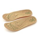 Magnetic Insoles for Men Women Massage Shoes Acupressure Feet Reflexology Pain Relief with Arch Support (9.5 M US Men/11.5 M US Women, Yellow 44)