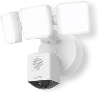 WYZE Floodlight Camera Pro, PCMag Editors' Choice 3000-Lumen LEDs, 2.5K HD Outdoor Security Camera, 180° Wide View, Motion Detection, Color Night Vision, Works with Alexa & Google