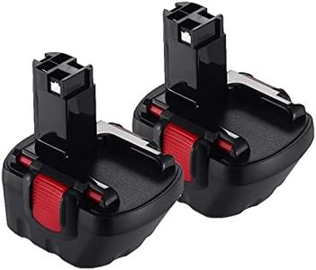 2 X FUNMALL PSR 12 12V 3.6Ah Ricambio Batteria per Bosch BAT043 BAT045 BAT046 BAT049 BAT120 BAT139 PSR 12VE-2 GSB 12 VE-2 GSR 12 VE-2