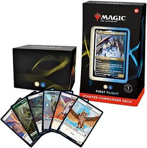 Magic: The Gathering Starter Commander Deck – First Flight (White-Blue) | Ready-to-Play Deck for Beginners and Fans | Ages 13+ | Collectible Card Games