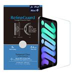 RetinaGuard Anti Blue Light Tempered Glass Screen Protector with Sliver Ion for 2021 iPad mini 6, SGS and Intertek Tested, Blocks Excessive Harmful Blue Light, Reduce Eye Fatigue (8.3")