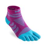 Injinji Women's Ultra Run Mini-Crew, Jam, Medium-Large