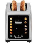 Cuisinart SimpliTouch XL 2-Slice Toaster Digital Colour Touchscreen Display|Extra-Large Slots|High-Lift QuickView |Bread, Bagel, Sourdough & Fruit Bread Presets|Defrost| +15 Seconds Toast Boost
