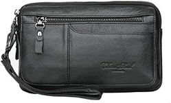 Leather Clutch Purse Long Wallet fo