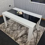 KOSY KOALA dining Table kitchen white black table (140 x 80cm wood table only)