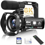 Video Camera, 8K Camcorder 48MP 15F