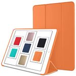 DuraSafe Cases for iPad 9.7 5th 6th Gen Air 1st 2nd Generation [iPad 5 6 Air 1 2] A1893 A1822 A1566 A1474 MH2V2HN/A Protective Durable Shock Proof Supportive Magnetic Dual Angle Stand Cover - Orange